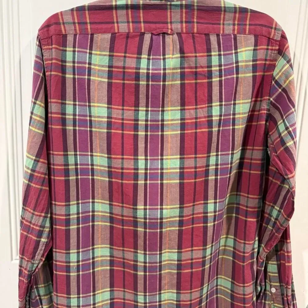 Jcrew Men's Madras Shirt